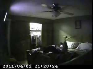 My slutty mom masturbating in her bed room caught by hidden cam