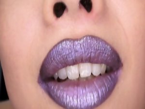 asian violet lipstick