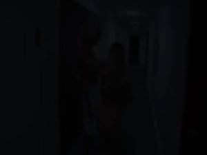 College alluring students fuck in hall