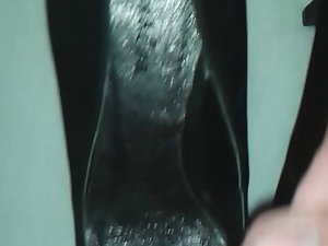 Cum on prom shoes of my sister in law