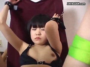 Asian Seductive teen Gagged For Toy Experience