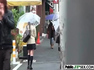 Filthy Sensual japanese Get Banged In Public Place clip-13