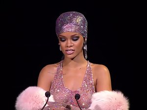 Rihanna transparent fashion award 2014