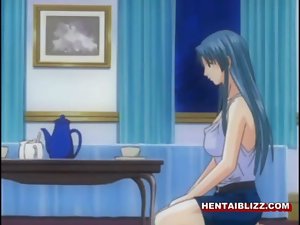 Buxom hentai coed attractive riding pecker and cumshot allbody